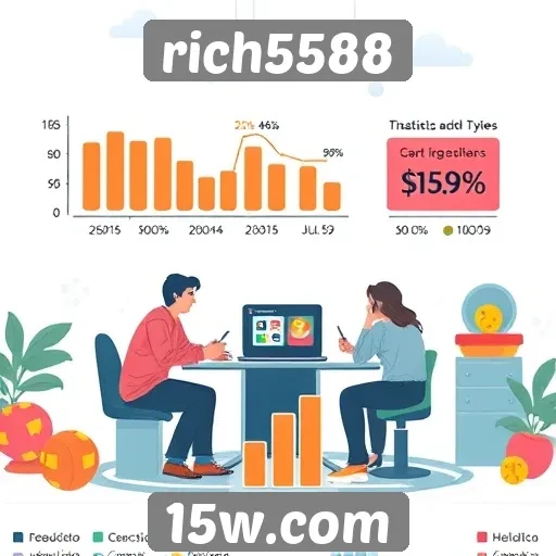 Estatísticas de usuários ativos no rich5588