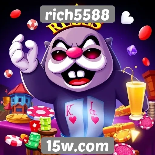 Variedade de jogos disponíveis no rich5588