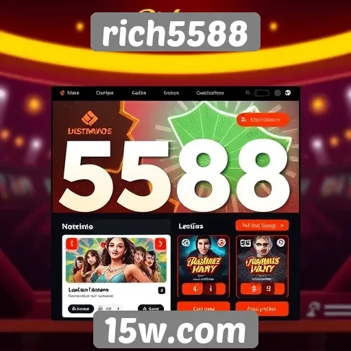 Interface e experiência do usuário no rich5588